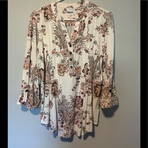 New Directions  Tunic Top Sz S